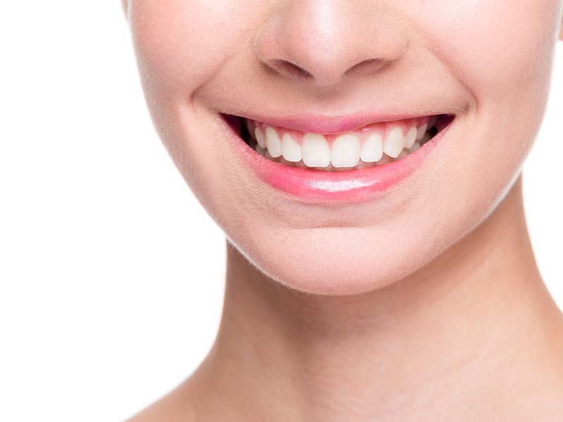 Radiant close-up smile